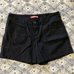 Union bay black shorts size 13 juniors no tags on item but never worn